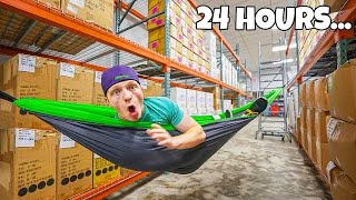 24 HOUR OVERNIGHT WAREHOUSE CHALLENGE [upl. by Oicnevuj]