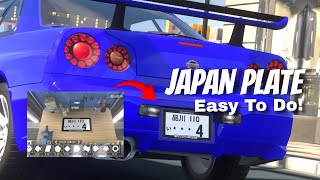 JDMJapan Plate Design Easy Tutorial Car Parking Multiplayer 2 [upl. by Preiser]