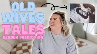 GUESSING BABYS GENDER WITH OLD WIVES TALES PREDICTIONS [upl. by Ludwigg]