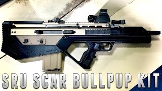 SRU SCAR Bullpup Conversion Kit The Gun Corner Airsoft Evikecom [upl. by Amaerd]