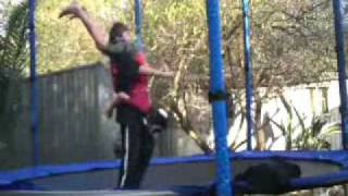 Awesome Trampoline Wrestling 3 [upl. by Bess]