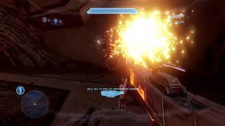 HALO 4  Promethean Knight faces weapon malfunction [upl. by Gerti]