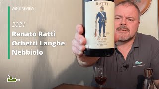 Wine Review Renato Ratti Ochetti Langhe Nebbiolo 2021 [upl. by Byrd181]