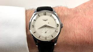 Longines Ref 7135 11 circa 1958  Steel [upl. by Magdau]