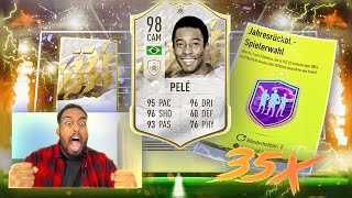 FIFA 22 ICH HABE PELÉ PRIME GEZOGEN😱🔥amp 35x JAHRESRÜCKBLICK PLAYER PICK EXPERIMENT😍 [upl. by Harman82]