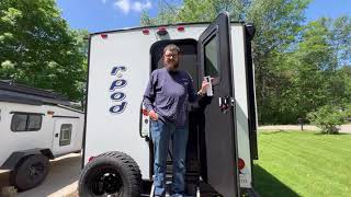 Budget RV Door Shade for our new RPOD 153 [upl. by Casady]