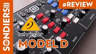 BEHRINGER MODEL D  Synthétiseur analogique semi modulaire monophonique test et démo [upl. by Sashenka150]