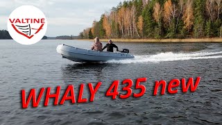 Whaly 435 new  20 HP Tohatsu  Test Drive [upl. by Cobby]