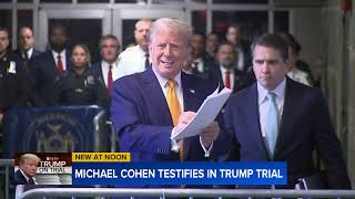 Michael Cohen faces crossexamination by Donald Trumps lawyers [upl. by Ennahteb819]