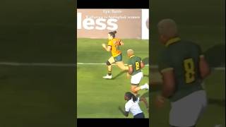 Epic Battle Wallaroos v Springbok Woman  rugby highlights reels shorts australia southafrica [upl. by Ericksen]