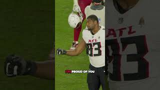 Calais Campbell Receives Heartwarming Support from Former Teammates atlantafalcons nfl riseup [upl. by Parshall714]