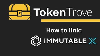 How to create an Immutable X account  TokenTrove [upl. by Holms46]