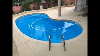 How To Paint a Swimming Pool  Before and After Results  Crockers Paint amp Wallpaper Sydney [upl. by Damita218]