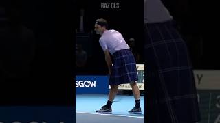 Roger Federer Playing Tennis In a KILT [upl. by Gow]