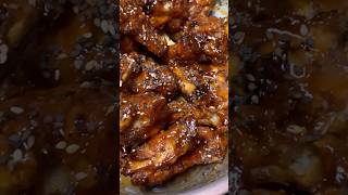 Sweet and sour sriracha wings  Thailand recipe food reels chicken ideas dinner yummy shorts [upl. by Nallaf]