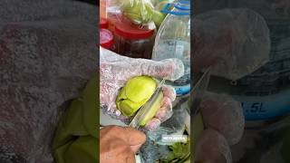 Ambarella fresh fruit on the street cutting skills trending [upl. by Adnorrahs740]