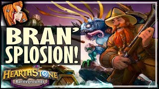 THE MURLOC BRAN’SPLOSION  Hearthstone Battlegrounds [upl. by Atsillak]