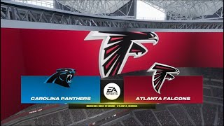 Madden NFL 24  Carolina Panthers 79 Vs Atlanta Falcons 79 PS5 Week 18 Madden 25 Rosters [upl. by Thomasina]