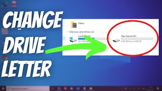 How to Change Drive Letter in Windows 10 Easiest Way [upl. by Billye]