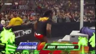 Kofi Kingston new quotBOOM BOOM entrance 2011 [upl. by Darn33]