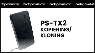 Hvordan klonekopiere med fjernkontroll PSTX2 [upl. by Hollenbeck]