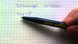 Mathe  Gleichung umstellen [upl. by Segalman]