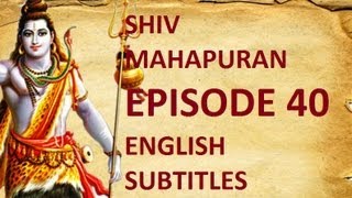 Shiv Mahapuran with English Subtitles  Episode 40 I Ganesh  Kartikeya Milan The Meeting of Ganesh Kartikeya [upl. by Ynattib]