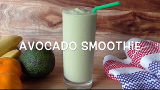 How to Make Avocado Smoothie  Resep Jus Alpukat [upl. by Salokkin]