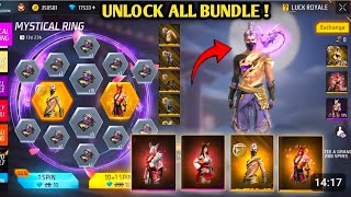 MYSTICAL RING IN FREE FIRE INDIA  AURA BUNDLE  THE SUNSCORCH PRIEST BUNDLE IN FREE FIRE [upl. by Iggam]