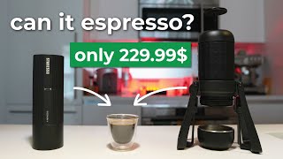 Portable espresso and electric grinder Staresso SP300 Plus  Discovery II coffee grinder [upl. by Donelson]