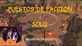 GuíaTutorial  Como hacer puestos de facción solo  Albion Online [upl. by Romo]