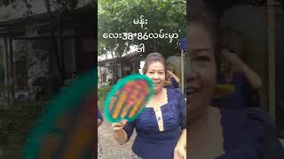 ရေဘေးအလှူအတွက် သီချင်းဆိုပေးနေတဲ့ အလှမယ် သင်းသင်း [upl. by Etnohs144]