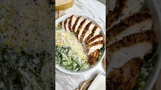 Healthy Caesar Salad ￼recipe caesarsalad cookingchannel healthyrecipes protein foodblogger [upl. by Havener]