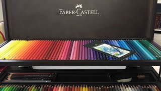 Insane Art Haul  Birthday Haul Faber Castell 120 Wooden Box Set [upl. by Nevek]