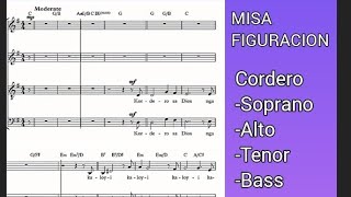 Cordero Sa Dios SATB Misa Figuracion  Words and Music by Fr Randy Figuracion [upl. by Salohci170]