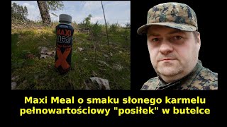 Bakoma  Maxi Meal o smaku słonego karmelu pełnowartościowy posiłek w butelce [upl. by Pravit195]