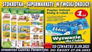 STOKROTKA Nowa Gazetka Od 21092023 Najnowsze Promocje Tygodnia W Dobrych Cenach [upl. by Kreegar383]