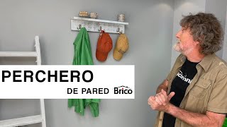 Cómo hacer un perchero de pared 🔧 Proyecto ¡DIY con palet de madera reciclada 😍  Bricomanía [upl. by Neumann]