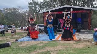 Tambourine Choreography to Walpurgisnacht by Faun at Creme Femme Popup Festival Tilba Valley Winery [upl. by Kcirdez]