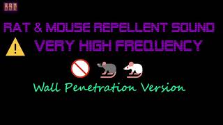 ⚠️Wall Penetration Version 🚫🐀🐁 Rat amp Mouse Repellent Sound Very High Frequency 9 Hour [upl. by Hsivat]