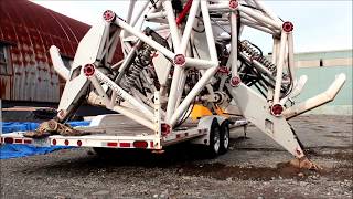 Prosthesis climbing on and off the trailer [upl. by Drof]