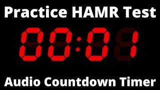 US Air Force Practice HAMR Test 20m Shuttle Run Countdown [upl. by Kira372]