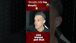 Google Ads Tag on Shopify  Google Ads shorts [upl. by Gerrald]