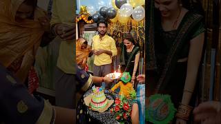 Maike se bhi jyda khush hu dev birthday celebration luckyradha shorts [upl. by Aciras]