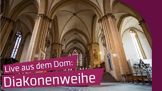 Live Diakonenweihe im Hohen Dom [upl. by Dlorag]