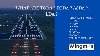 Cracking the Code Declared Distances Explained in easy way TORA TODA ASDA LDA DGCA CPL ATPL [upl. by Cordelie]