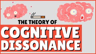 Cognitive Dissonance Theory SIMPLIFIED Real Life Examples [upl. by Joyann]