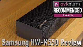 Samsung HWK550 Soundbar Review [upl. by Mallis656]