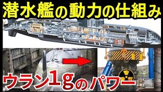 【無限の潜航能力】原子力潜水艦の仕組みと日本の潜水艦との違い。どっちが優れているのか？ [upl. by Bortz]