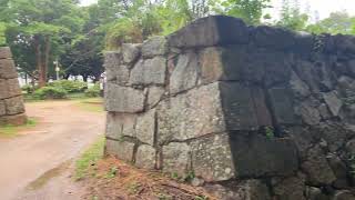 【教材】雨上がりの明石公園、木の葉からしずくが流れてザーザーと音を立てる様子 [upl. by Roley159]